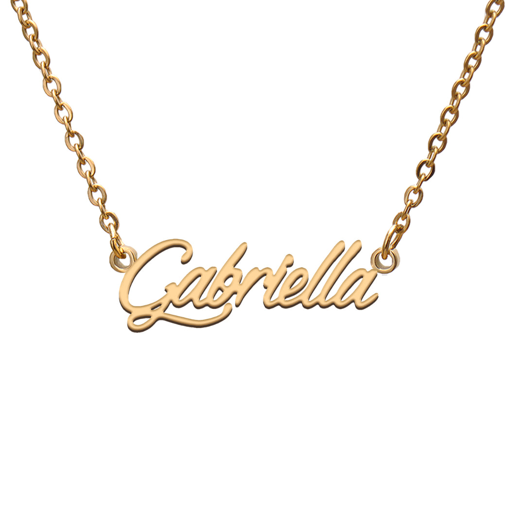Gabriella Name Necklace