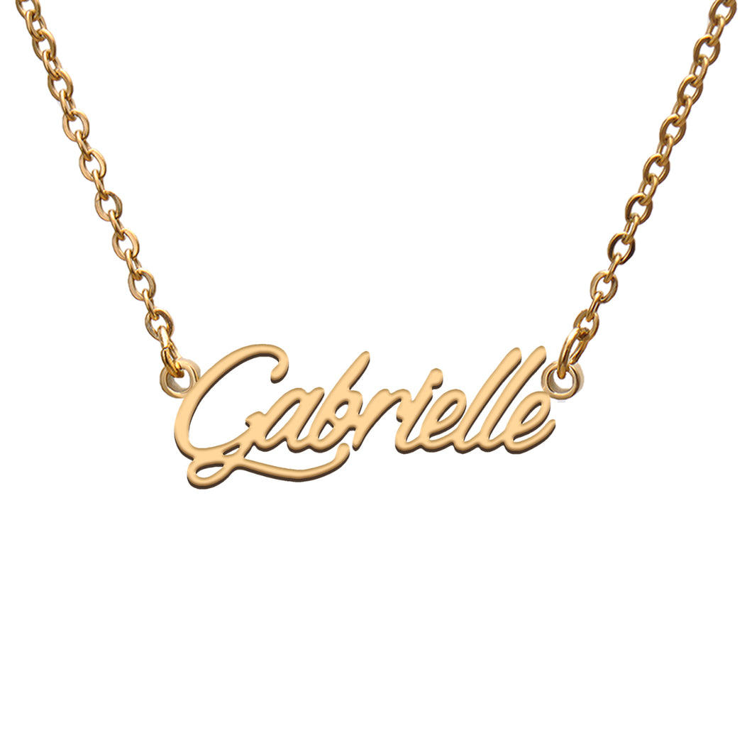 Gabrielle Name Necklace