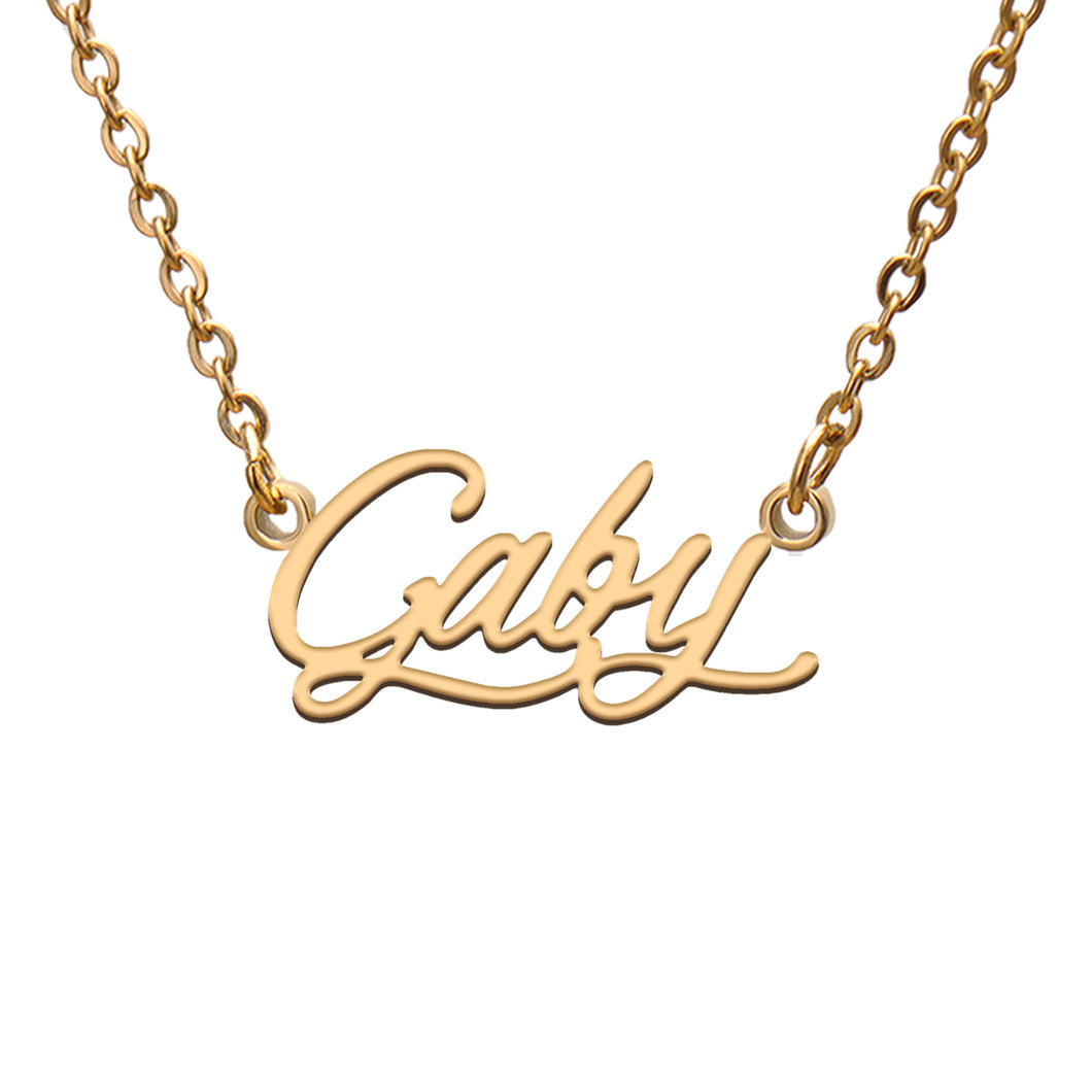 Gaby Name Necklace
