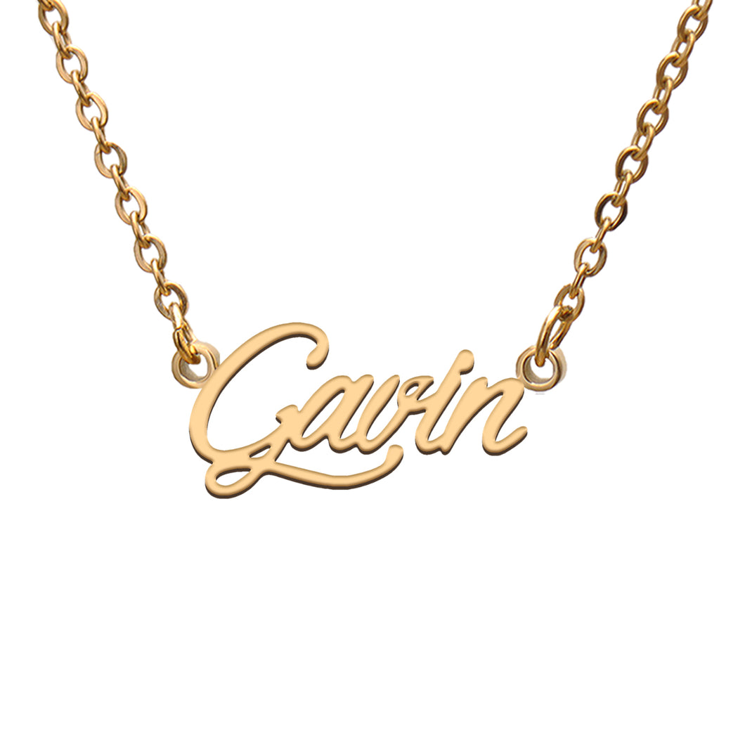 Gavin Name Necklace