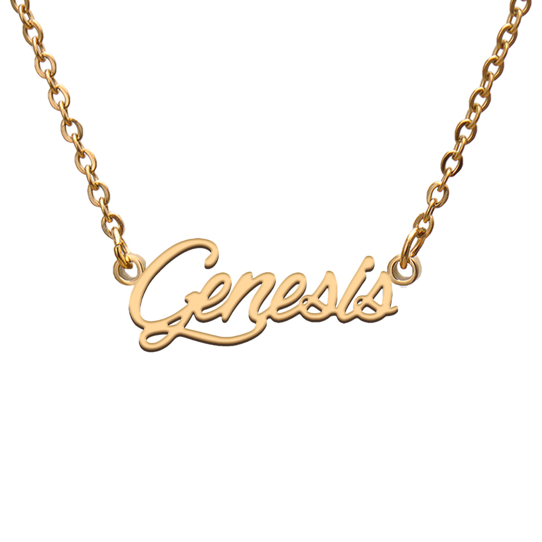 Genesis Name Necklace