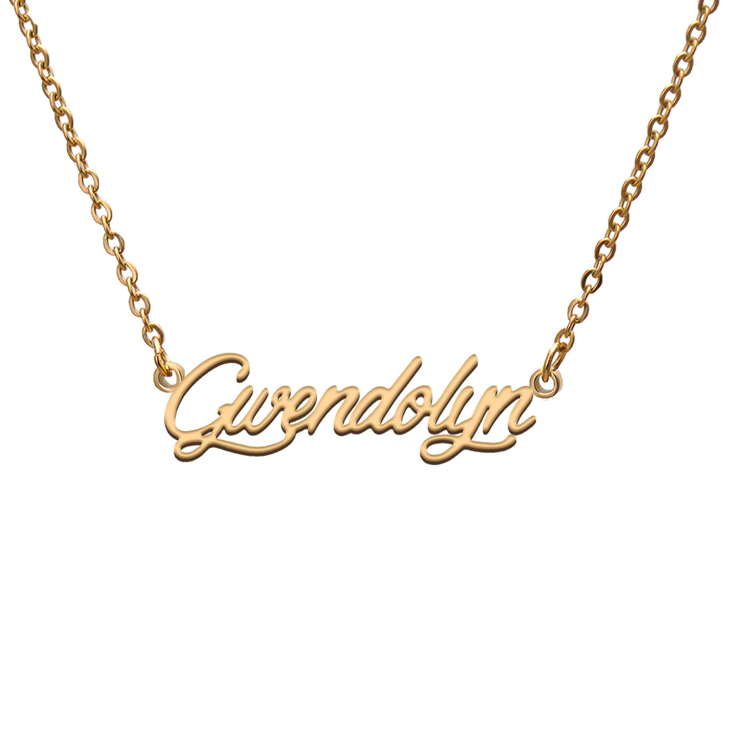 Gwendolyn Name Necklace