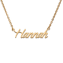 Load image into Gallery viewer, Hannah Name Necklace
