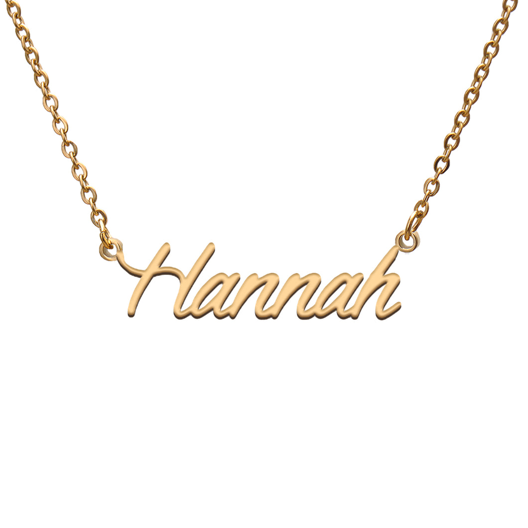 Hannah Name Necklace