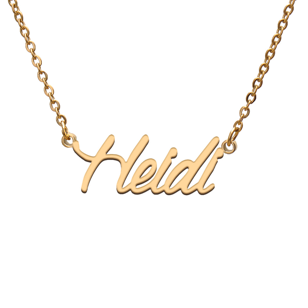 Heidi Name Necklace