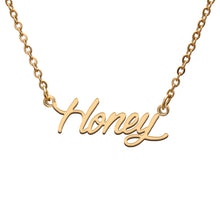 Load image into Gallery viewer, Honey Name Necklace
