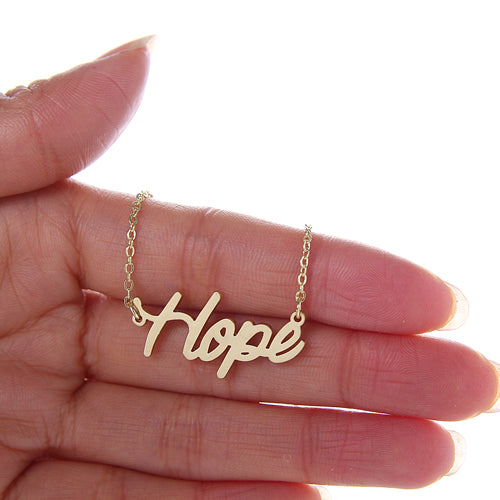 Hope Name Necklace