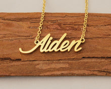 Load image into Gallery viewer, Aiden Name Necklace
