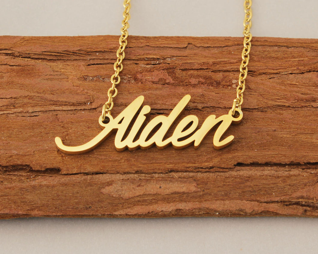 Aiden Name Necklace