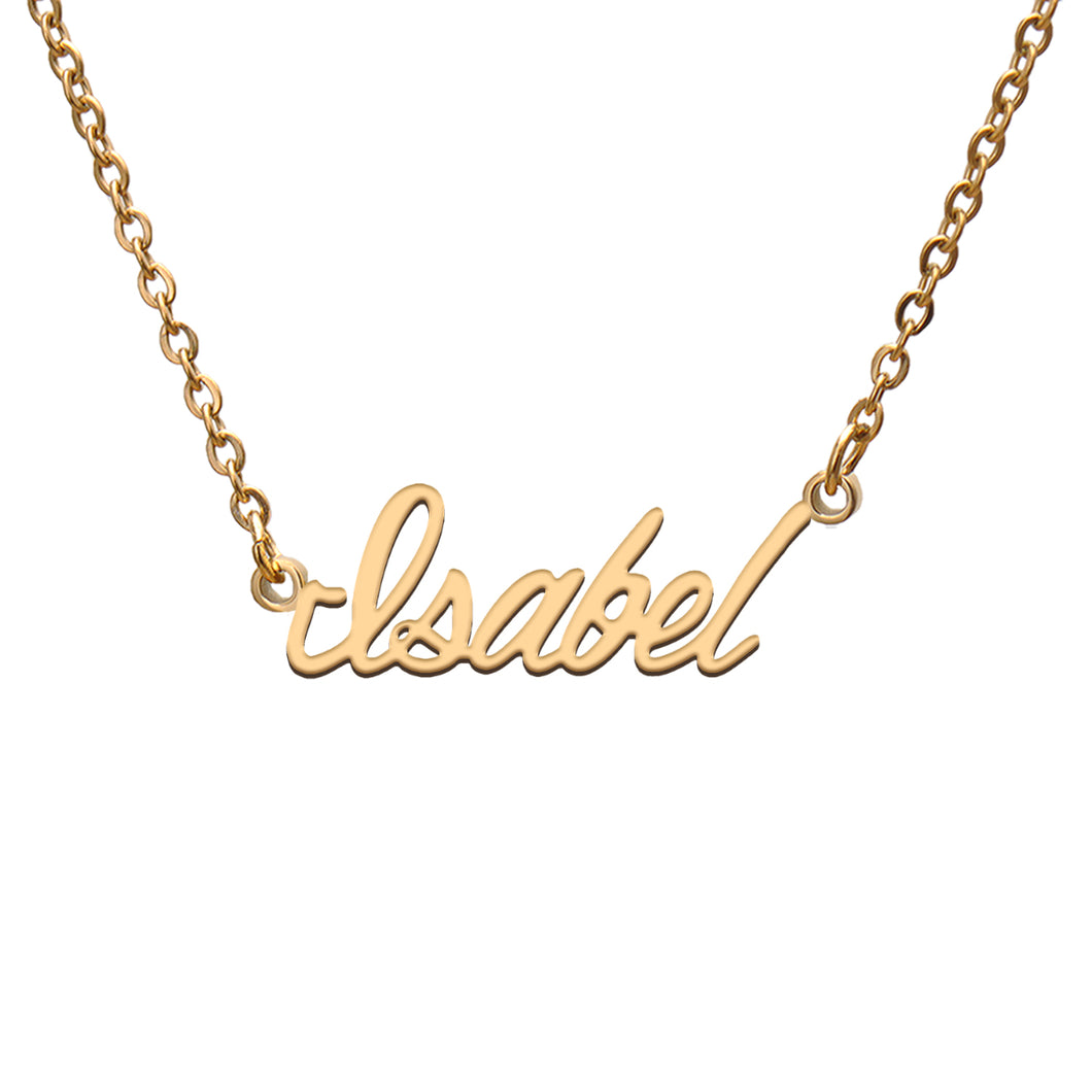 Isabel Name Necklace