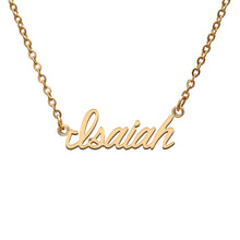 Load image into Gallery viewer, Isaiah Name Necklace
