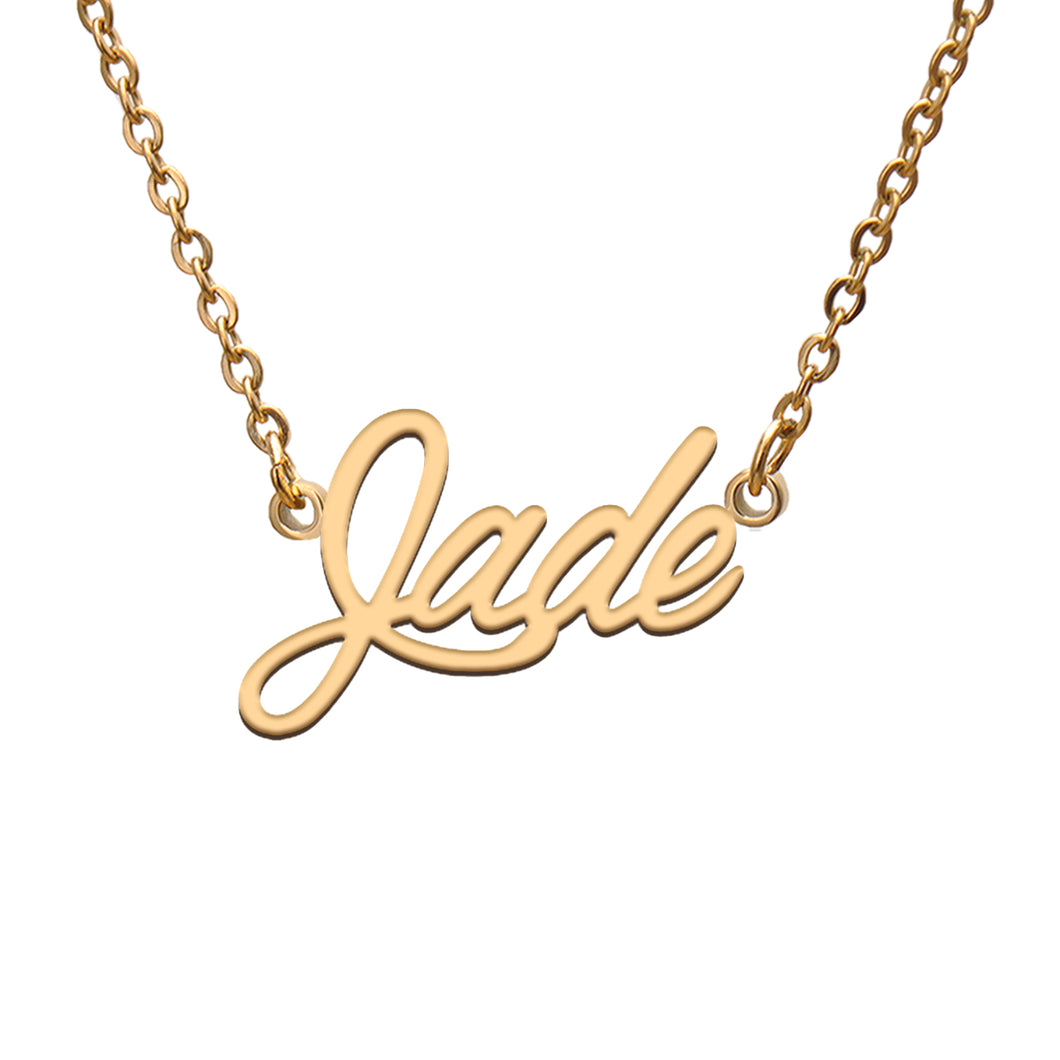 Jade Name Necklace