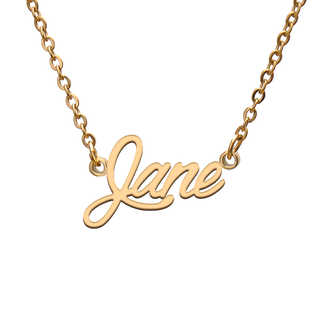 Jane Name Necklace