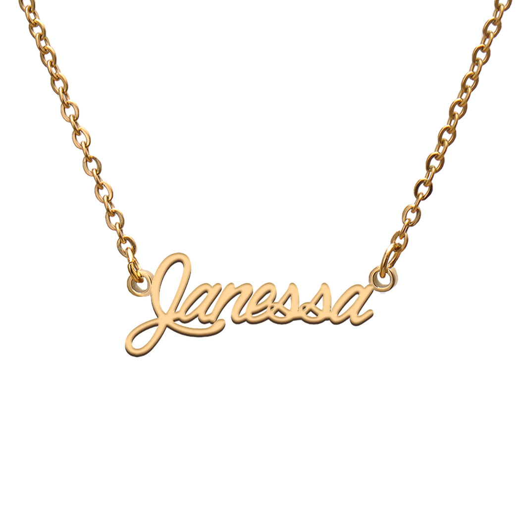 Janessa Name Necklace