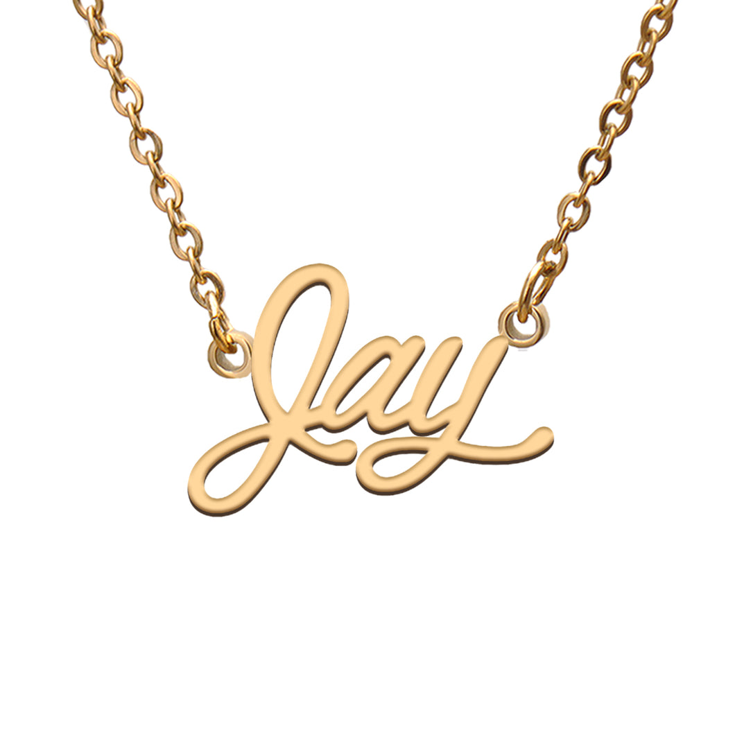 Jay Name Necklace
