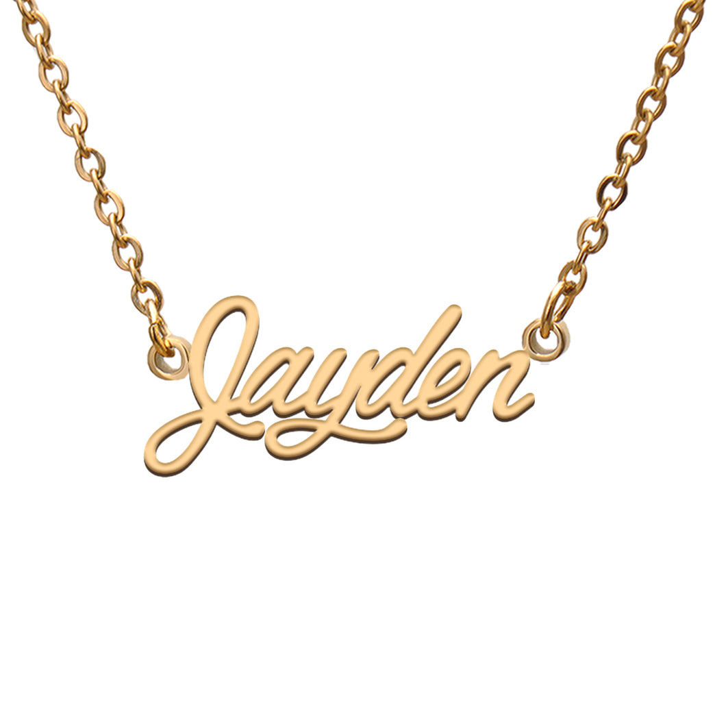 Jayden Name Necklace
