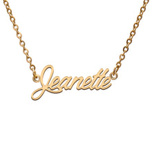 Load image into Gallery viewer, Jeanette Name Necklace

