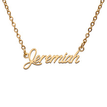 Load image into Gallery viewer, Jeremiah Name Necklace
