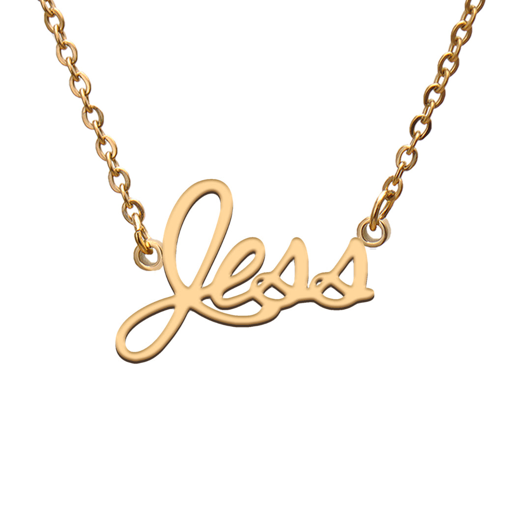 Jess Name Necklace