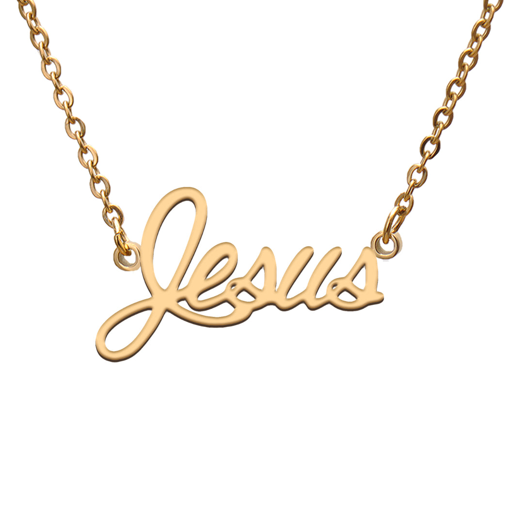 Jesus Name Necklace
