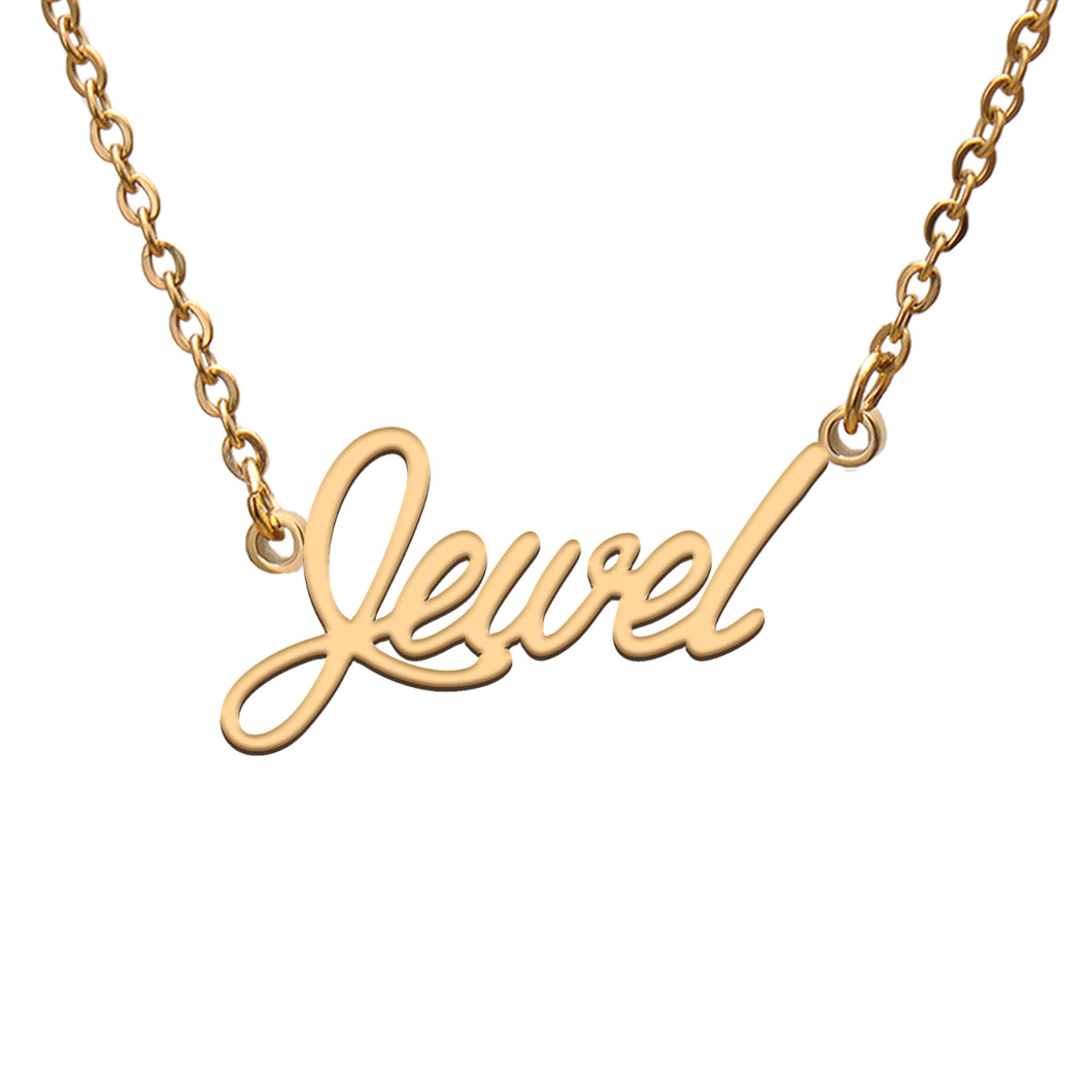 Jewel Name Necklace
