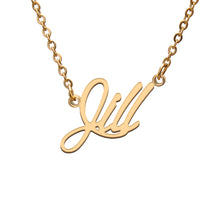 Load image into Gallery viewer, Jill Name Necklace

