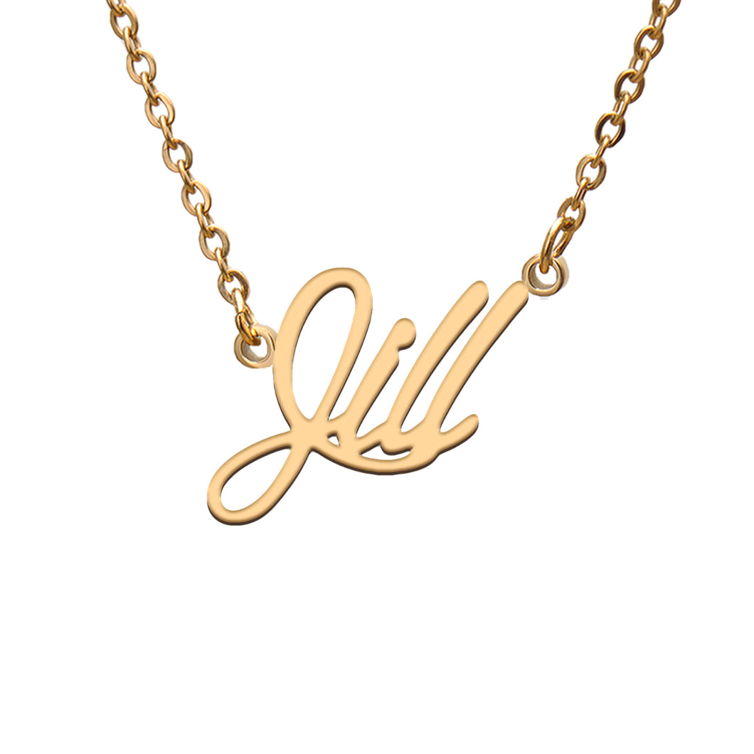 Jill Name Necklace