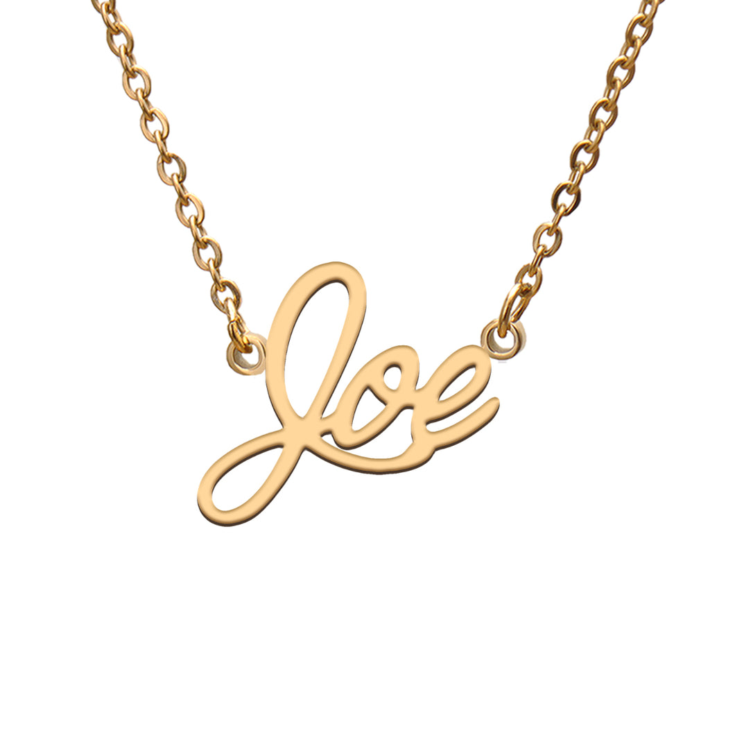 Joe Name Necklace