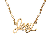 Load image into Gallery viewer, Joey Name Necklace
