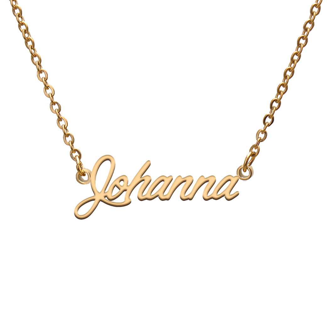Johanna Name Necklace