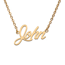 Load image into Gallery viewer, John Name Necklace
