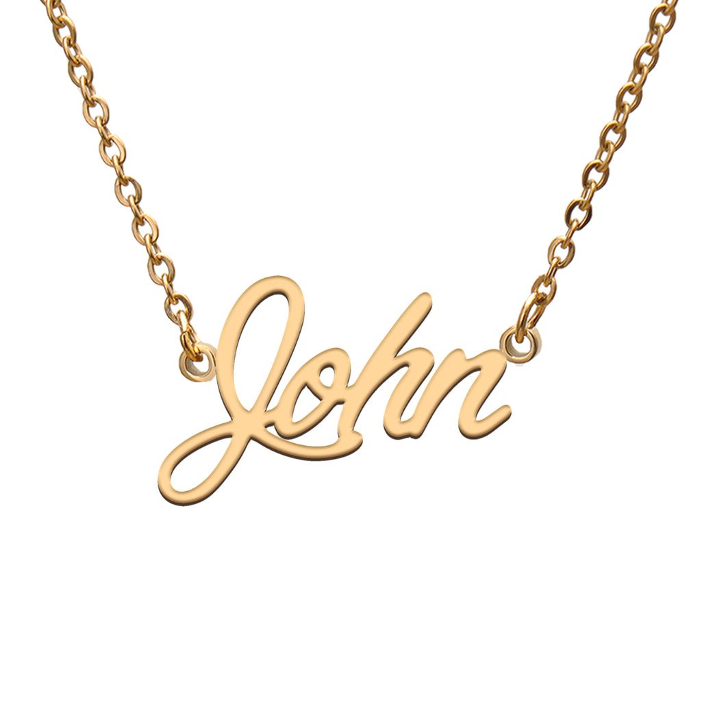John Name Necklace