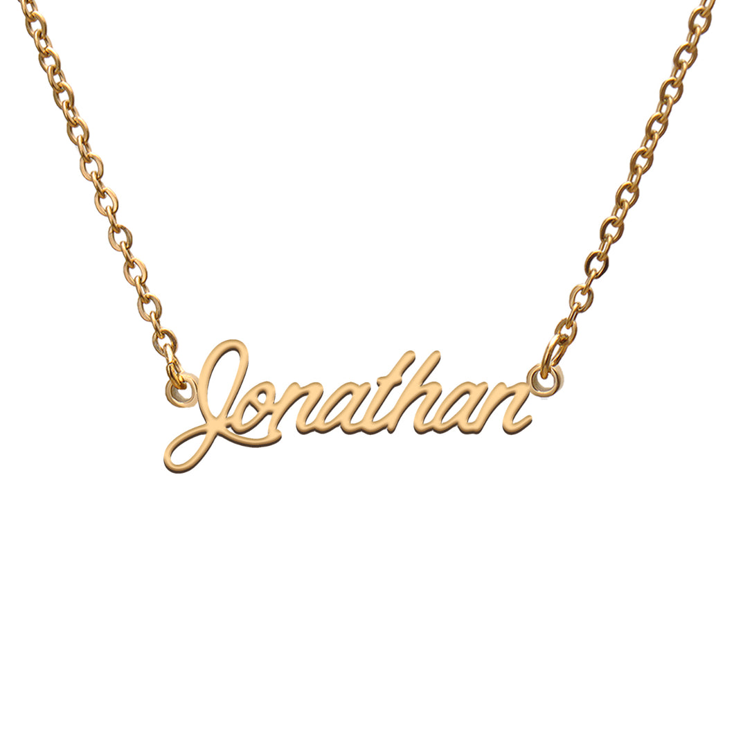 Jonathan Name Necklace