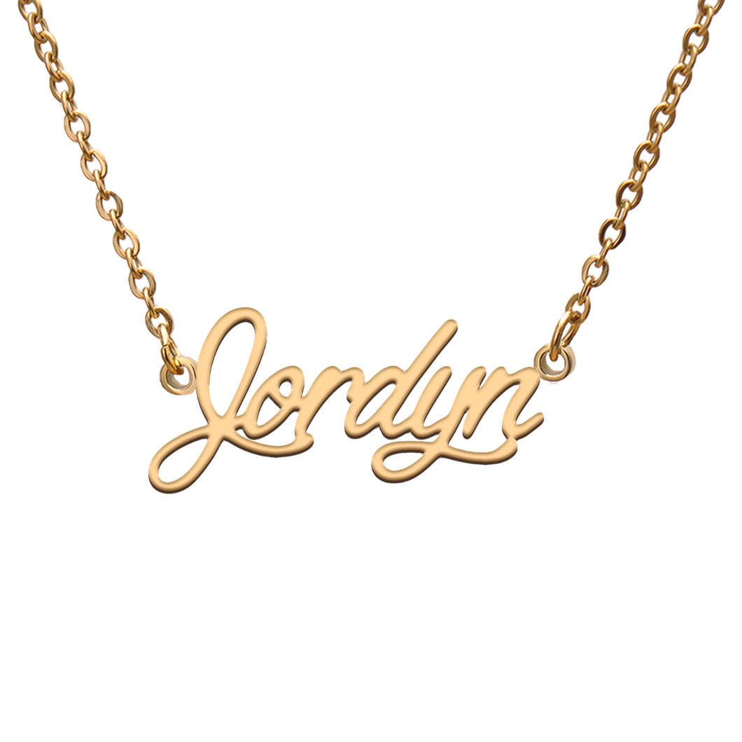 Jordyn Name Necklace