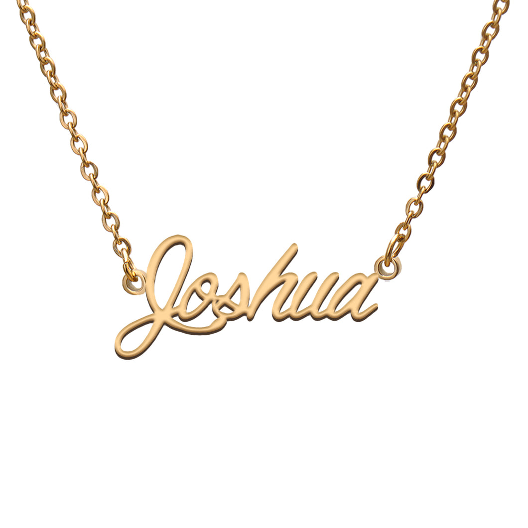 Joshua Name Necklace