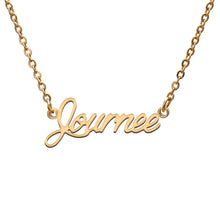Load image into Gallery viewer, Journee Name Necklace
