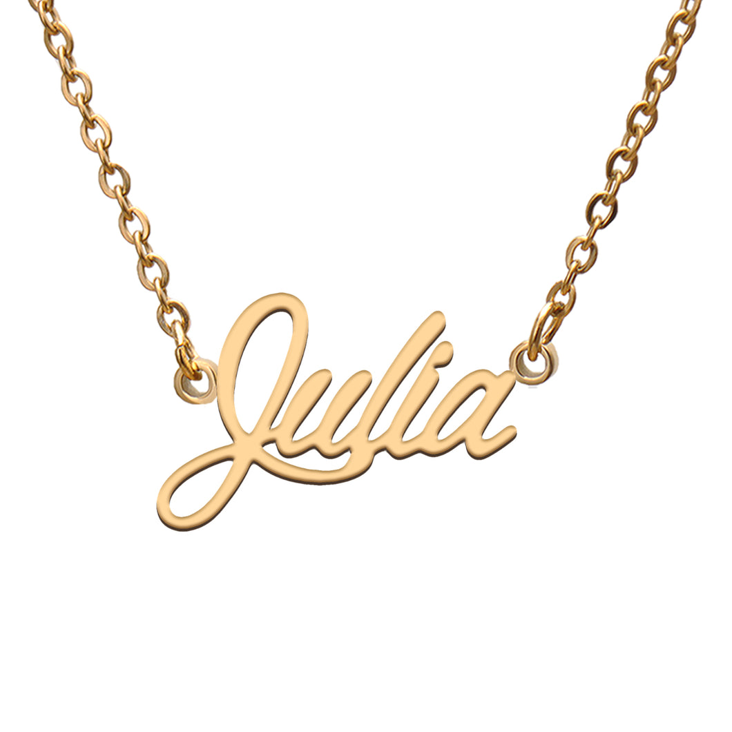 Julia Name Necklace