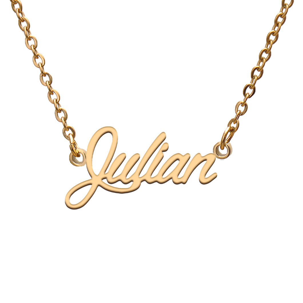 Julian Name Necklace
