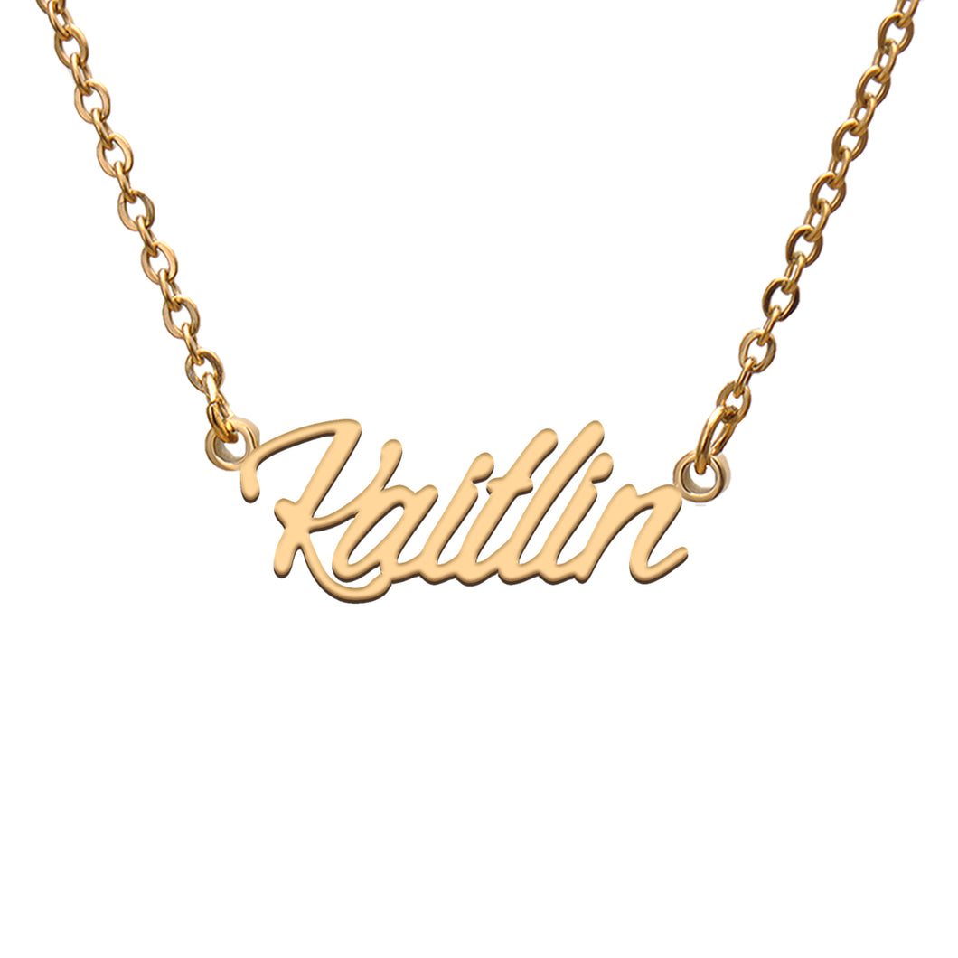 Kaitlin Name Necklace