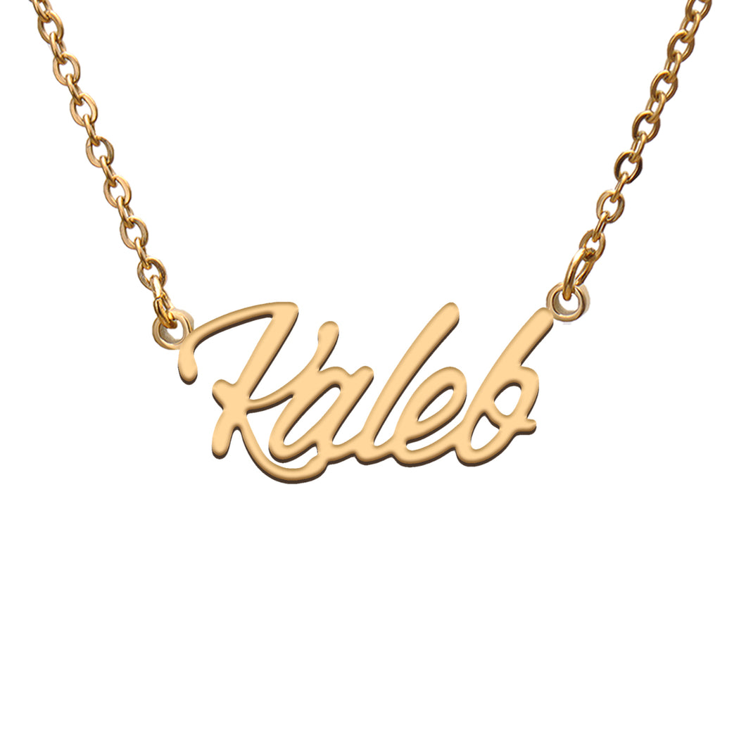 Kaleb Name Necklace
