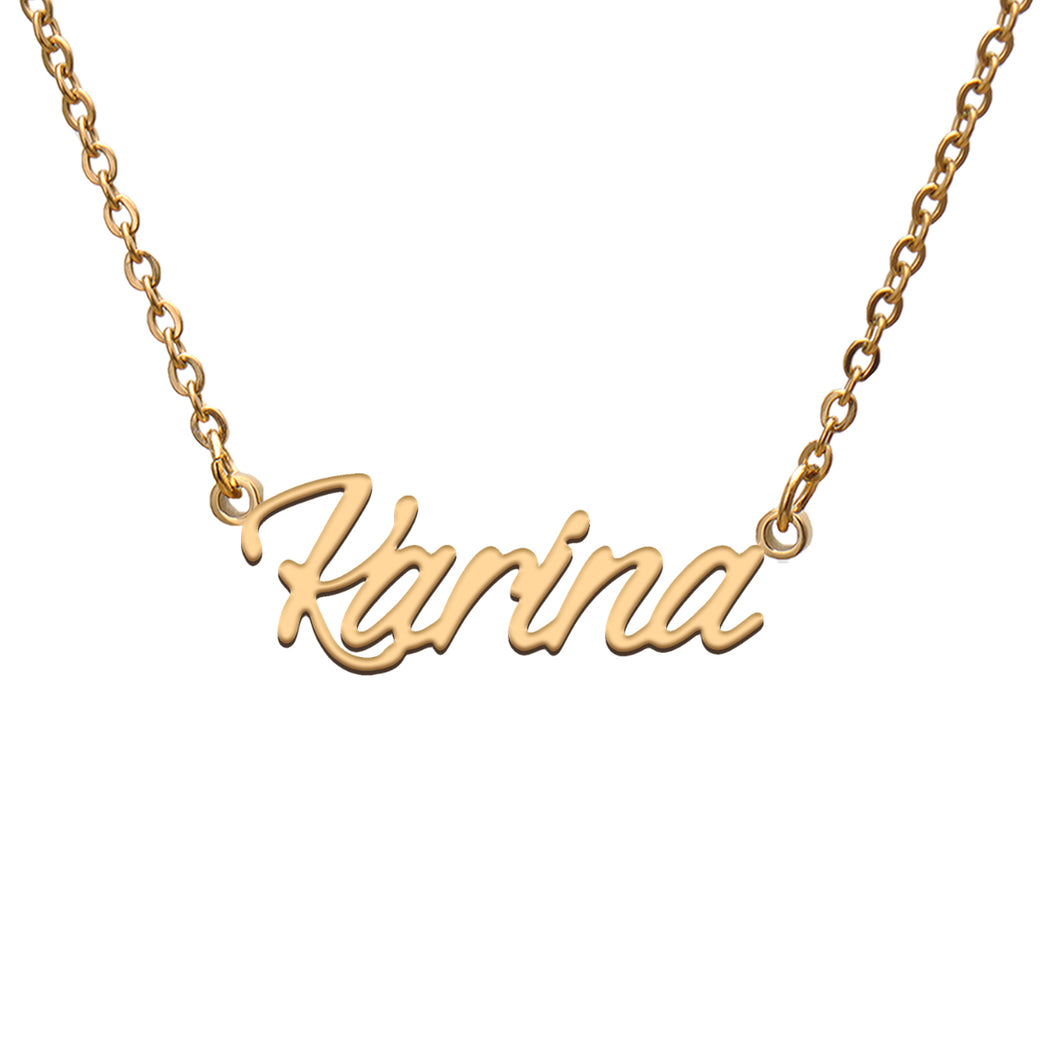 Karina Name Necklace