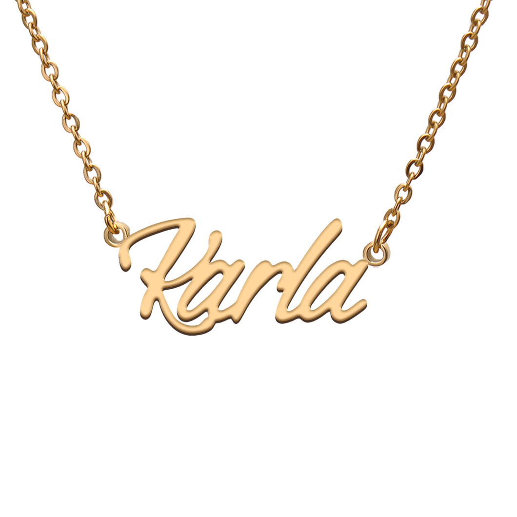 Karla Name Necklace