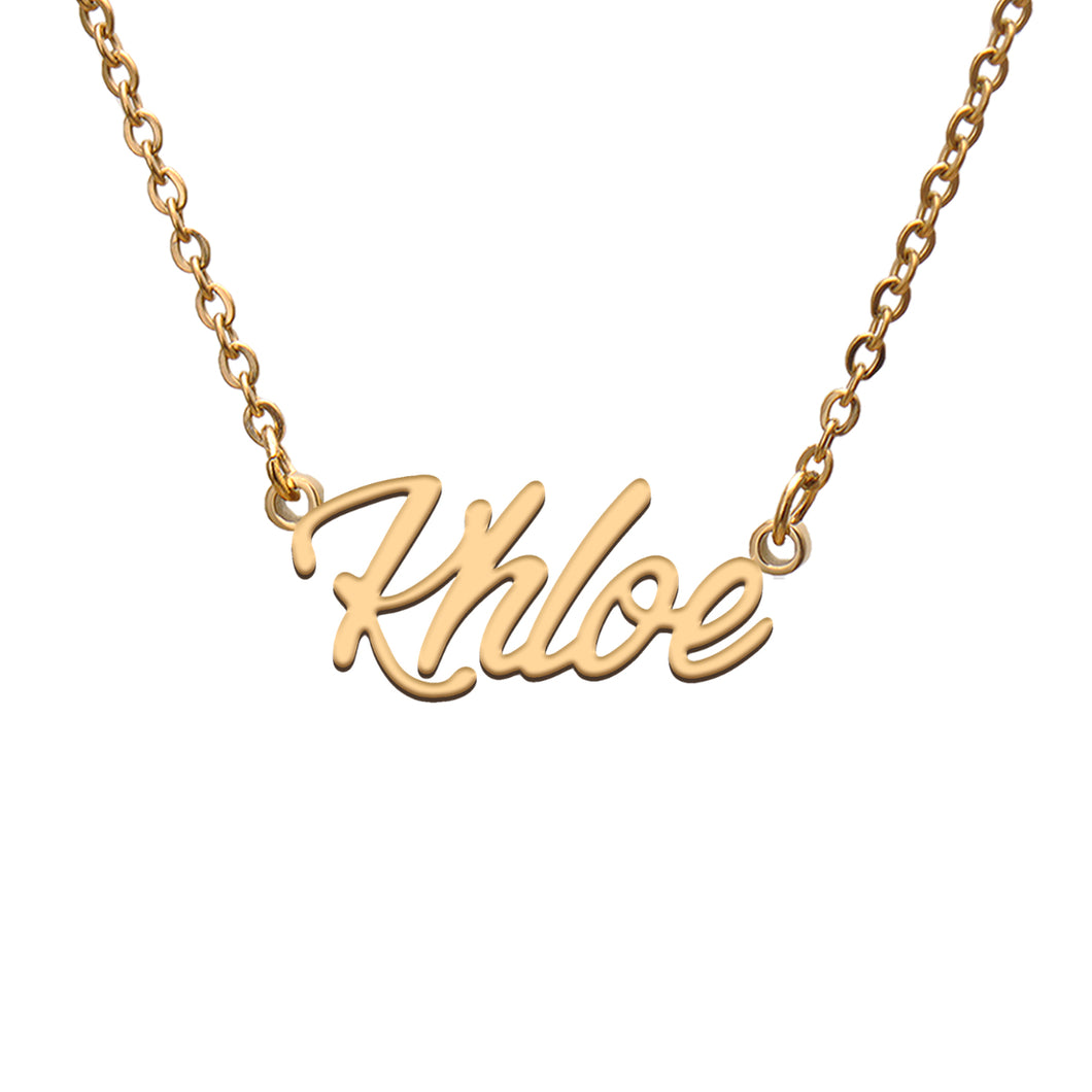 Khloe Name Necklace