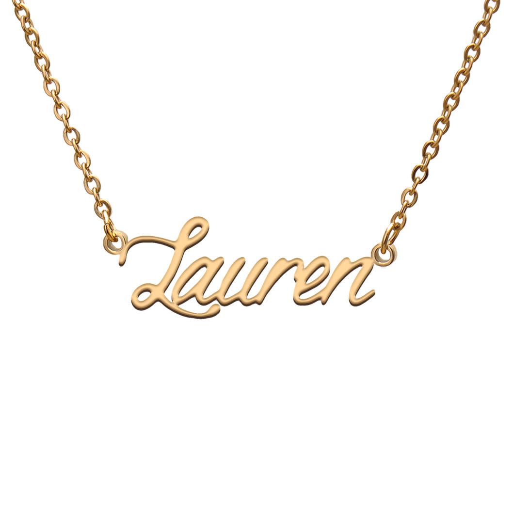 Lauren Name Necklace