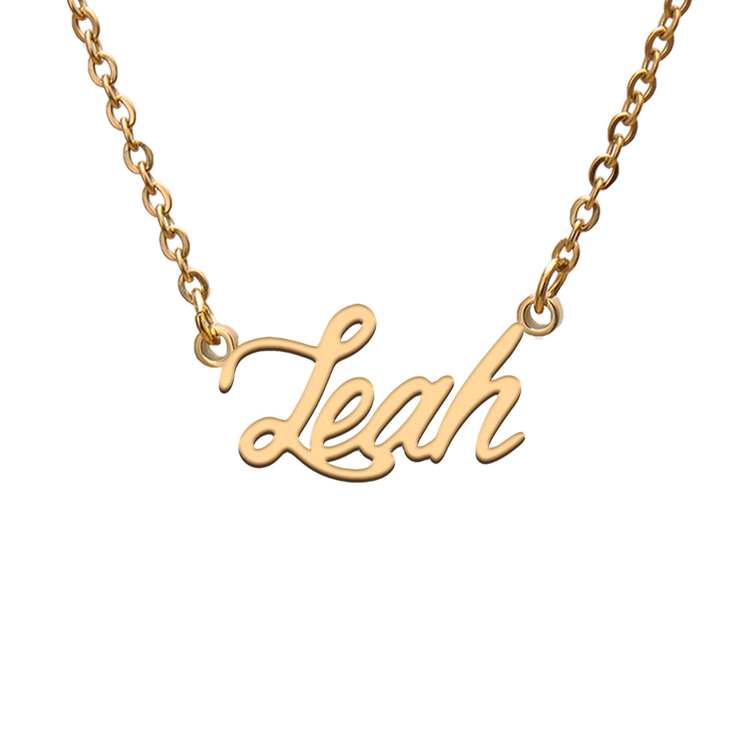 Leah Name Necklace