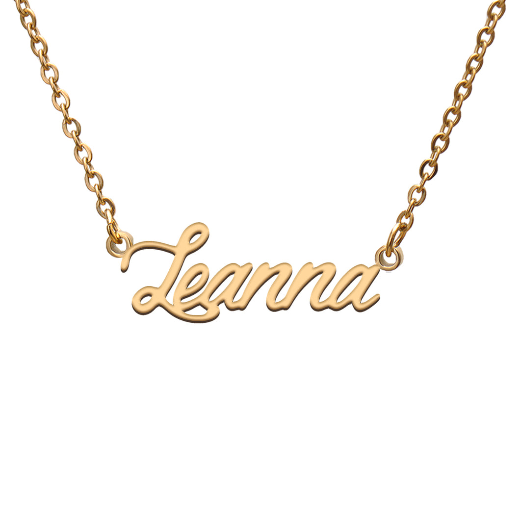 Leanna Name Necklace