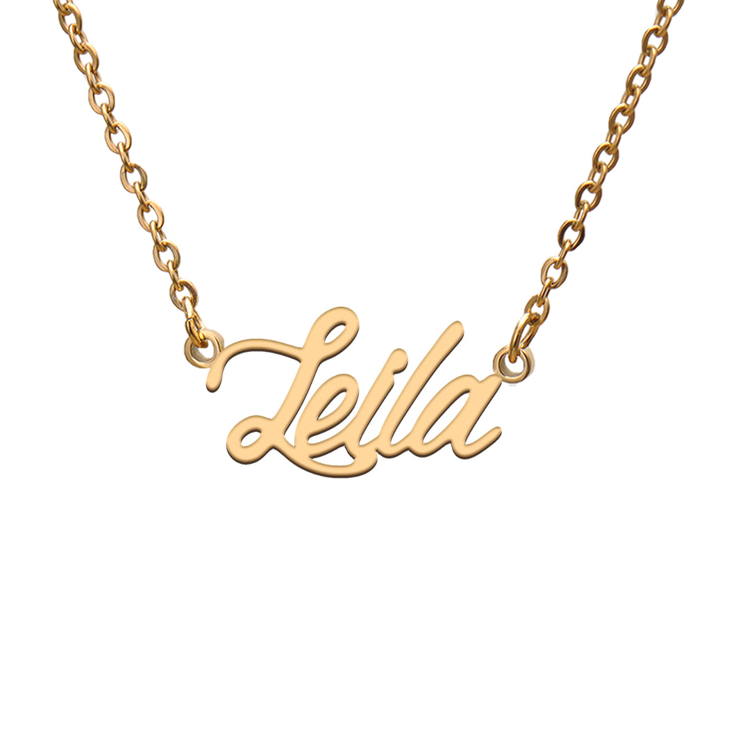 Leila Name Necklace