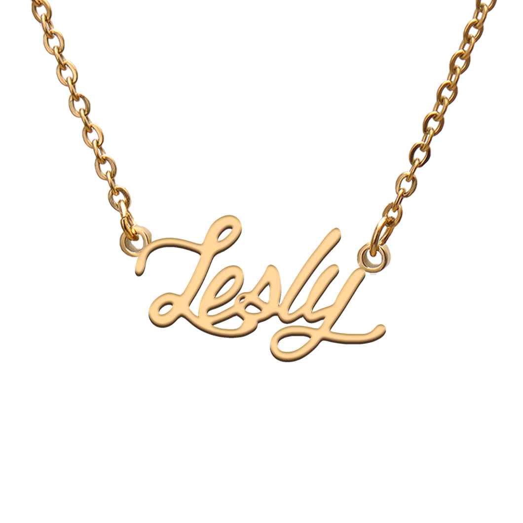 Lesly Name Necklace