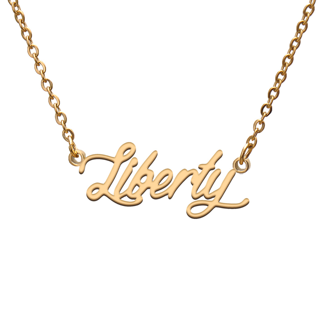 Liberty Name Necklace