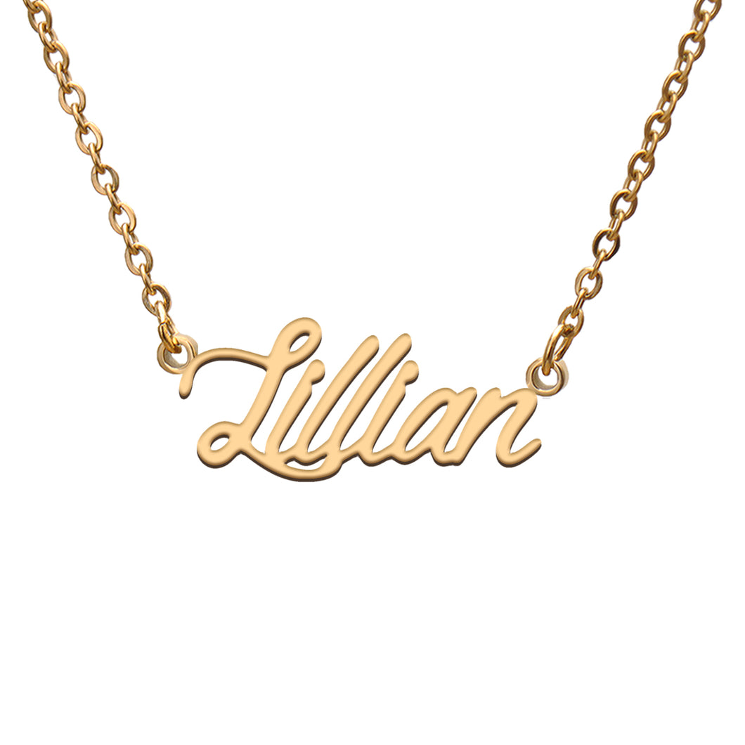 Lillian Name Necklace